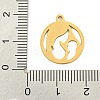 Mother's Day 201 Stainless Steel Pendants STAS-M015-26G-3