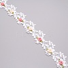 Lace Trim Colorful Flower Pattern DIY Embroidered Trim Ribbons DIY-WH0182-13-1