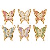 304 Stainless Steel Enamel Pendants STAS-A135-08G-1