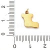 304 Stainless Steel Rhinestone Charms FIND-I062-01G-05-3
