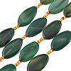 Natural Banded Agate Beads Strands G-F825-H01-01B-2