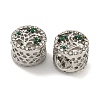 Rack Plating Alloy Rhinestone European Beads FIND-B034-32P-2