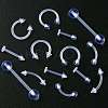 14Pcs 7 Style Acrylic Piercing Body Jewelry DIY-FS0005-41-3