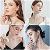 6 Pairs 304 Stainless Steel Hoop Earring Findings EJEW-CA00001-7