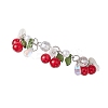 304 Stainless Steel Acrylic Charm Bracelets for Women BJEW-JB11583-5