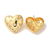 Rack Plating Brass Micro Pave Clear Cubic Zirconia Stud Earrings EJEW-B062-20G-1