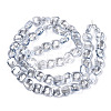 Electroplate Glass Beads Strand X-EGLA-S188-21-A02-2