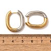 Rectangle Ion Plating(IP) 304 Stainless Steel Hoop Earrings for Women EJEW-L287-059GP-3