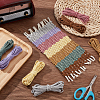 40M 8 Colors Hollow Cotton Braided Cord OCOR-BC0008-68B-4