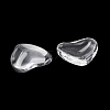 Transparent Glass Heart Cabochons GGLA-R021-16mm-2