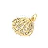 Brass Micro Pave Cubic Zirconia Pendants KK-S510-40G-02-2