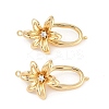 Brass Micro Pave Clear Cubic Zirconia Fold Over Clasps LS-KK-U043-17G-1