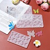 DIY Butterfly Charm Pendant Silicone Molds for DIY Earring Making DIY-YW0009-41-5