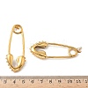Paper Clip with Heart 304 Stainless Steel Stud Earrings for Women EJEW-G444-02G-3