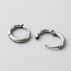 Stainless Steel Huggie Hoop Earrings with 316 Stainless Steeland Pins for Women EJEW-TAC0018-08B-2