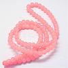 Baking Paint Imitation Jade Glass Round Bead Strands DGLA-Q021-4mm-03-3