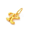 925 Sterling Silver Letter Charms with Jump Rings LS-STER-R008-01G-K-2
