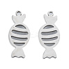Non-Tarnish 201 Stainless Steel Pendants STAS-N098-128P-1