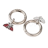 Gothic Alloy Shoes Charms HJEW-GO00068-2