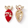 Alloy Enamel Pendants PALLOY-P287-12G-01-1