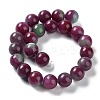 Dyed Natural Malaysia Jade Beads Strands G-G021-01B-05-3