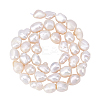 2Strands Natural Cultured Freshwater Pearl Beads Strands PEAR-HY0001-19-1