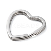 Non-Tarnish 304 Stainless Steel Keychain Clasps STAS-N104-04P-2