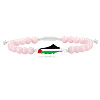 Palestine Map 304 Stainless Steel Enamel Link Bracelets FS-WGEA228-20-1