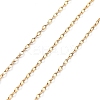 10M Brass Coffee Bean Chains CHC-L052-01A-G-1