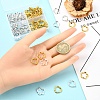 80Pcs Tibetan Style Alloy Bead Frame TIBE-YW0001-78-4