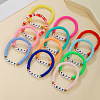 12Pcs Alloy & Polymer Clay & Resin Beaded Stretch Bracelets Set for Frinedship FS-WG9EC10-01-2