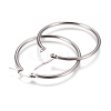 Tarnish Resistant 201 Stainless Steel Hoop Earrings EJEW-I232-02A-P-2