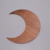Wooden Hollow Crescent Moon Decorations DIY-WH0265-15-2