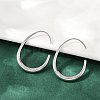 304 Stainless Steel Teardrop Dangle Earrings EJEW-S272-05P-2