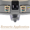 2Pcs Rectangle Wood Car Visor Photo Frame with Iron Clips AJEW-ME0002-33-5