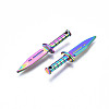 Rainbow Color Alloy Pendants PALLOY-N156-210-3