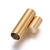 304 Stainless Steel Magnetic Clasps with Glue-in Ends STAS-F227-53A-G-2