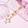 CCB Plastic & Acrylic Imitation Pearl & Alloy Pendant Decorations HJEW-YW00090-01-1