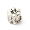 Tibetan Style Alloy European Beads PALLOY-P293-135AS-2