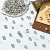 100Pcs 10 Styles Tibetan Style Alloy European Beads TIBE-YW0001-94-4