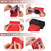 10Pcs BOPP and Aluminized PET and PE Resealable Coffee Zipper Bags with Valve ABAG-TA0001-93C-4