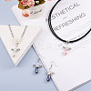 80Pcs 2 Style Imitation Pearl Acrylic Pendants OACR-CD0001-07-6