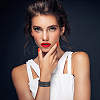 12Pcs 12 Colors Flat PU Imitation Leather Cord Bracelets for Women Men BJEW-AN0001-83-5