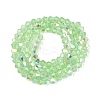 AB Color Plated Transparent Glass Beads Strands GLAA-G127-01-01L-3