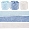 9 Yards 3 Colors Polycotton Pleated Ribbon OCOR-TA0002-07A-1
