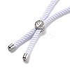 Twisted Nylon Cord Silder Bracelets DIY-B066-03P-23-3