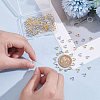 120Pcs 2 Colors Brass Wire Guardian and Protectors KK-UN0004-81-3