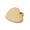 304 Stainless Steel Stamping Blank Tag Charms STAS-E501-02G-2