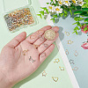 150Pcs 15 Styles 304 Stainless Steel Open Pendants STAS-WR0001-19A-3