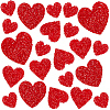 4 Styles Heart Hotfix Rhinestone Appliques PATC-CP0001-02B-1